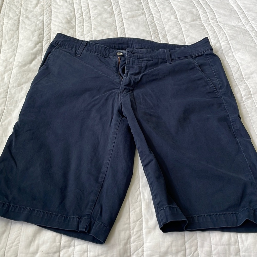 AG Navy Tailored shorts relaxed Griffin style - Picture 2 of 4